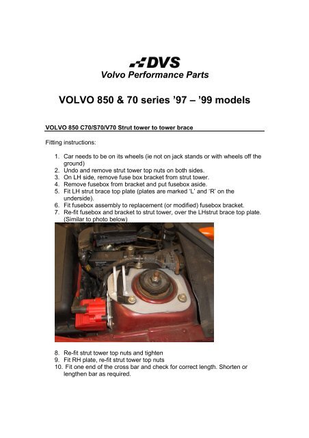 Volvo 850 deals parts