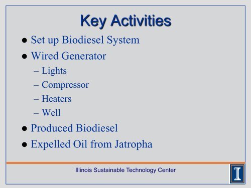 Growing Jatropha curcas for Renewable Energy - Illinois ...