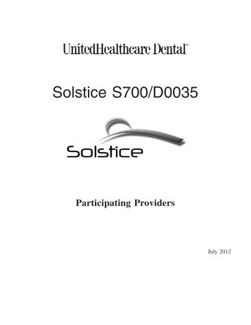 Solstice S700/D0035 - Park Avenue Insurance