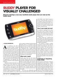 Buddy player For Visually Challenged - EFY Magazine