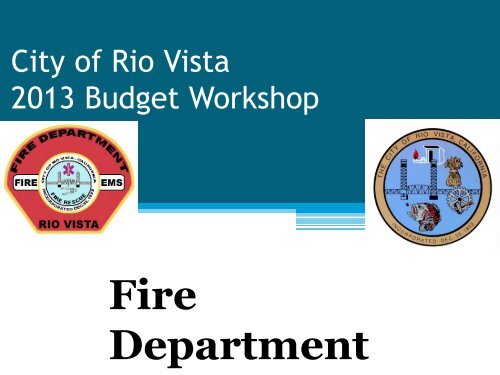 City of Rio Vista Midterm Budget Review for July 1, 2013 / June 30 ...