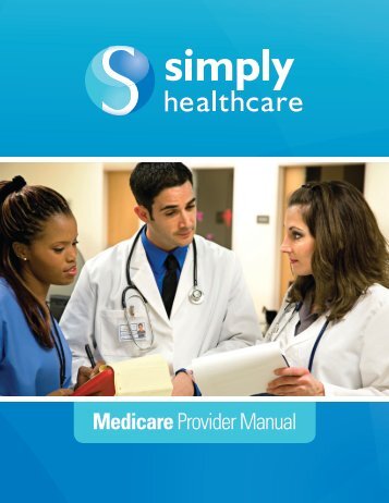 MedicareProvider Manual - Simply Healthcare Plans