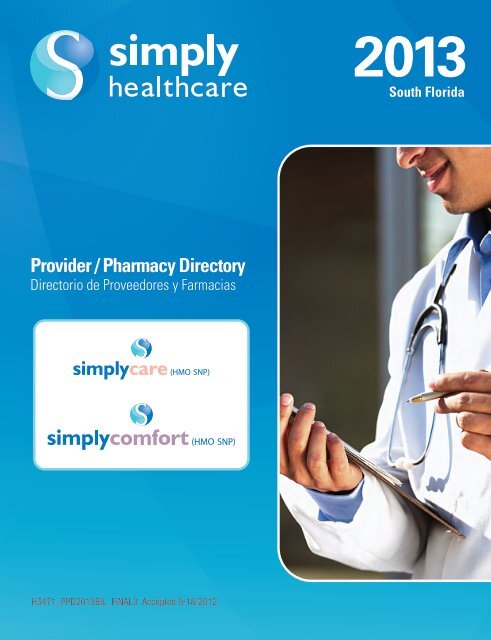 Provider/Pharmacy Directory - Simply Healthcare Plans