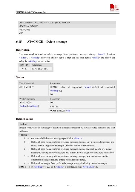 this SIM5218 AT command manual - Cooking Hacks