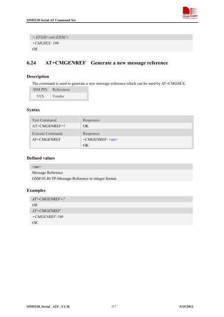 this SIM5218 AT command manual - Cooking Hacks