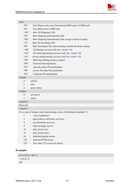 this SIM5218 AT command manual - Cooking Hacks