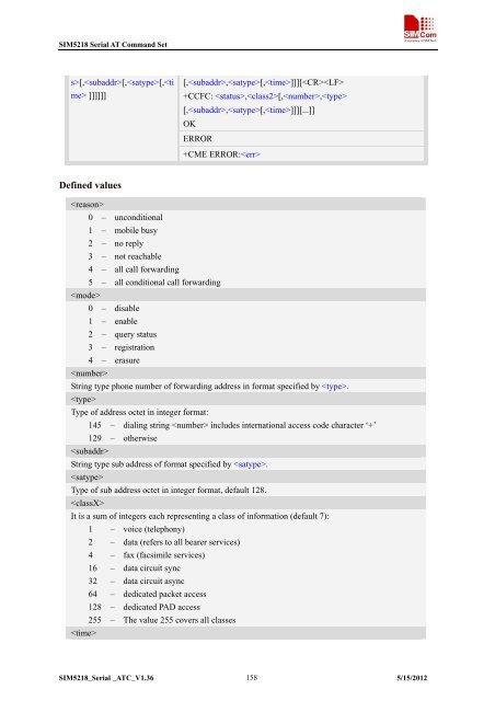 this SIM5218 AT command manual - Cooking Hacks