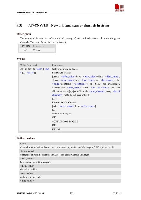 this SIM5218 AT command manual - Cooking Hacks