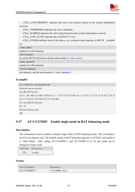 this SIM5218 AT command manual - Cooking Hacks