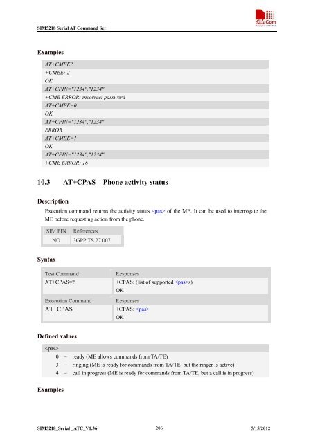 this SIM5218 AT command manual - Cooking Hacks