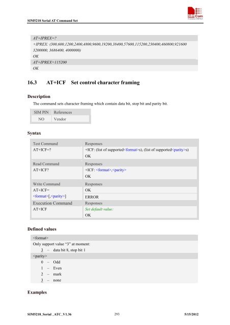 this SIM5218 AT command manual - Cooking Hacks