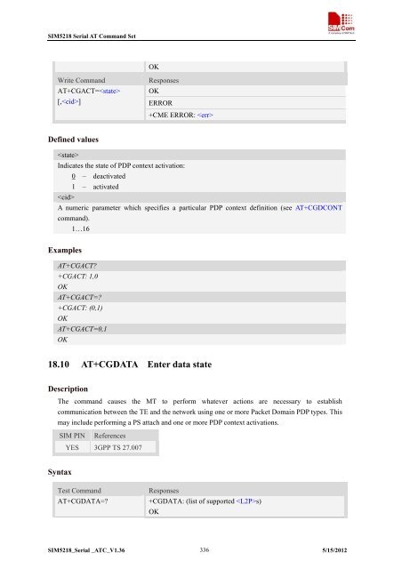 this SIM5218 AT command manual - Cooking Hacks