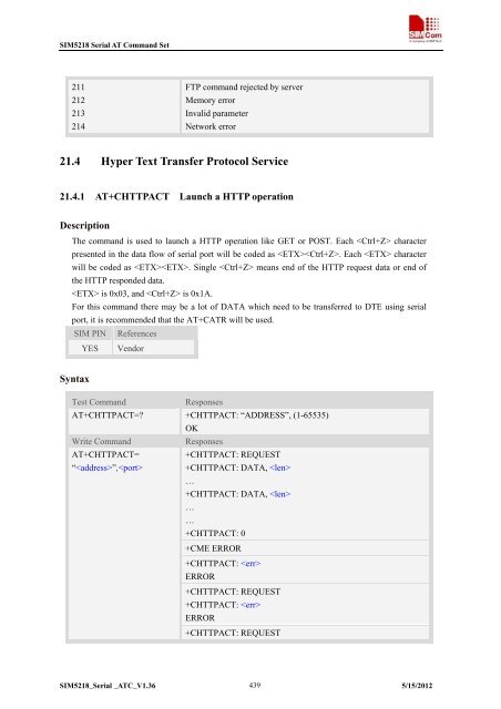 this SIM5218 AT command manual - Cooking Hacks