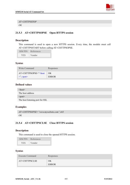 this SIM5218 AT command manual - Cooking Hacks