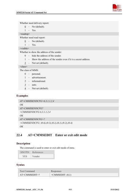 this SIM5218 AT command manual - Cooking Hacks