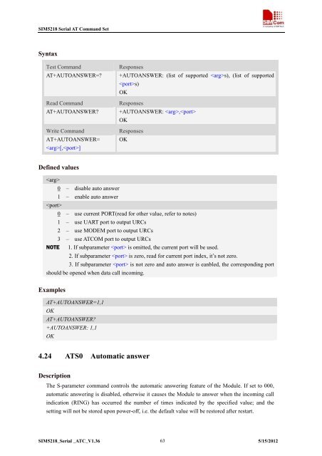 this SIM5218 AT command manual - Cooking Hacks