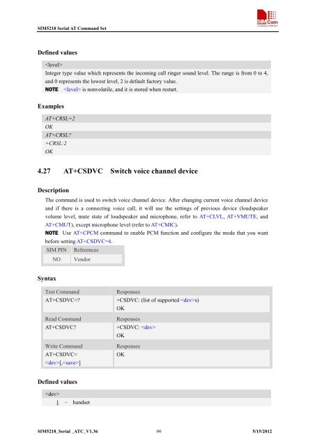 this SIM5218 AT command manual - Cooking Hacks