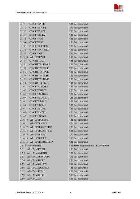 this SIM5218 AT command manual - Cooking Hacks