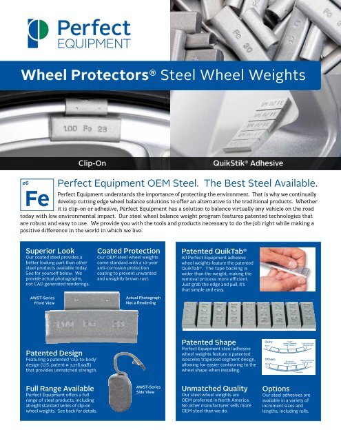 Wheel Protectors® Steel Wheel Weights - Ctequipmentguide.ca