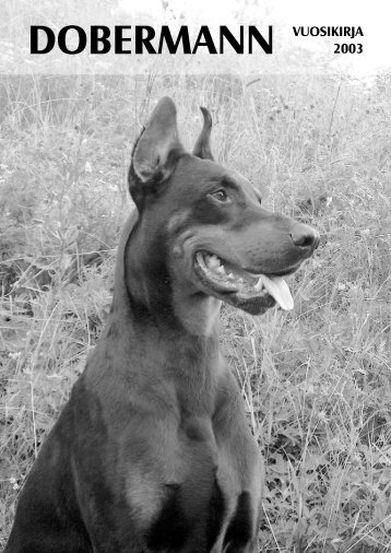 vuosikirja 2003 - Suomen Dobermannyhdistys