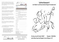 Lehrerkonzert - musik- und kunstschule region freudenstadt ev