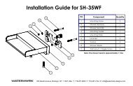 Installation Instructions - Watermark Designs