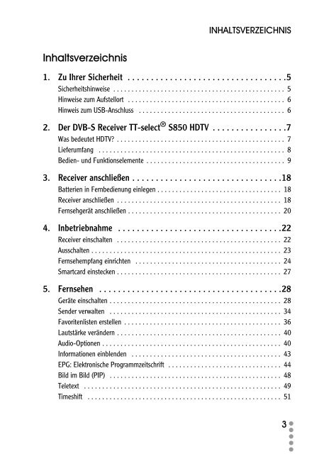 Bedienungsanleitung (PDF) - Technotrend GÃƒÂ–RLER