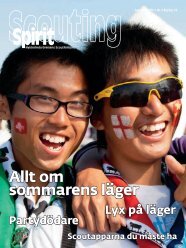 Scouting Spirit nr 3 2011 - NykterhetsrÃ¶relsens ScoutfÃ¶rbund