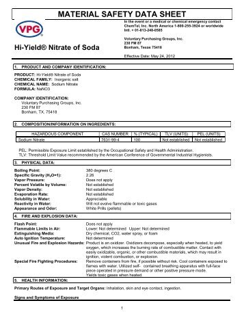 MSDS Nitrate of Soda (38 KB) - Fertilome