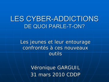 LES CYBER-ADDICTIONS