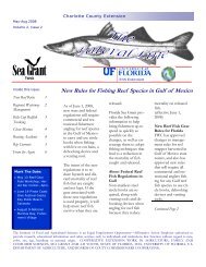 New Rules for Fishing Reef Species in Gulf - Charlotte County ...