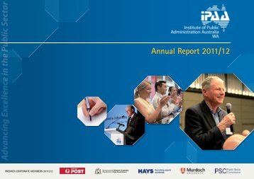 2011-2012 - IPAA WA - Institute of Public Administration Australia