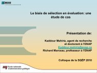 Le biais de sÃ©lection en Ã©valuation - La SociÃ©tÃ© quÃ©bÃ©coise d ...