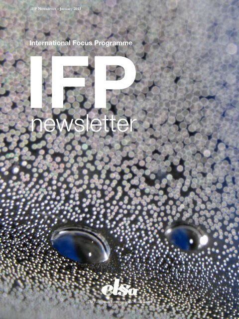Download IFP Newsletter - ELSA Germany