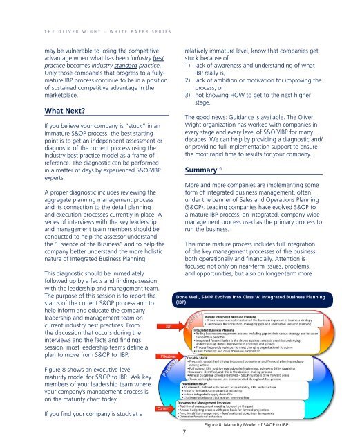 Transitioning from - Value Chain Group