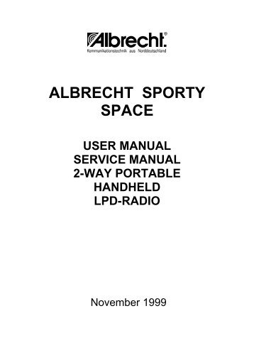ALBRECHT SPORTY SPACE - Alan-Albrecht Service-Homepage