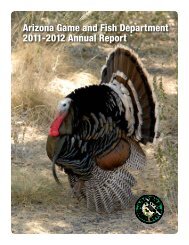 Arizona Game and Fish Department 2011-2012 Annual Report