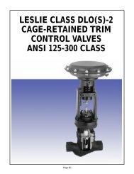 LESLIE CLASS DLO(S)-2 CAGE-RETAINED TRIM ... - CEXI