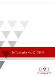 DVT-Jahresbericht 2010/2011 - Deutscher Verband Tiernahrung eV
