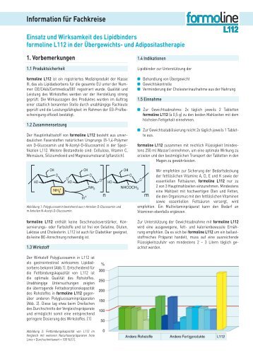 Information für Fachkreise Einsatz und Wirksamkeit des Lipidbinders ...