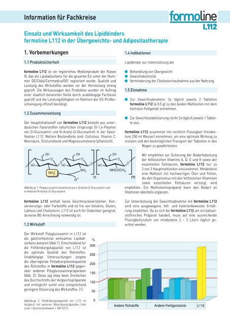 Information für Fachkreise Einsatz und Wirksamkeit des Lipidbinders ...