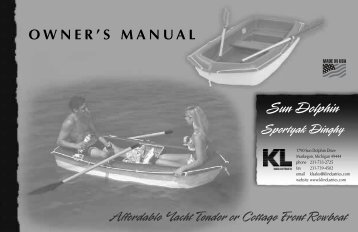 owner's manual - Pedalboat.com