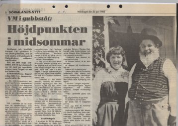 1985-06-24 Arne och Ingegärd Bjunge VM i Gubbstöt