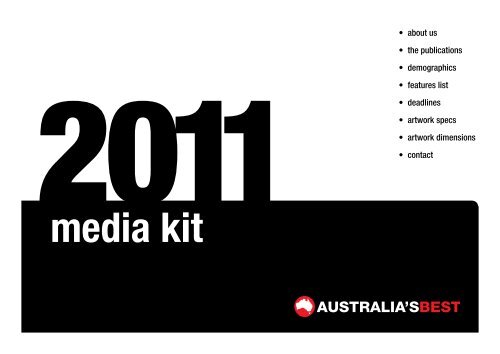 Media Kit - Australia's Best Magazines