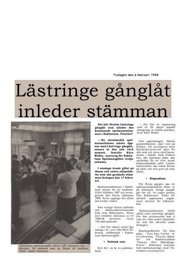 1990-02-06 Lästringe gånglåt inleder stämman E-tuna