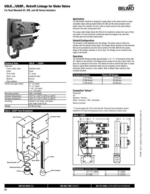 Belimo-Xref and Tech Guide - Kele