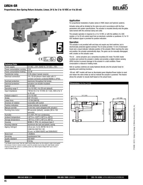 Belimo-Xref and Tech Guide - Kele