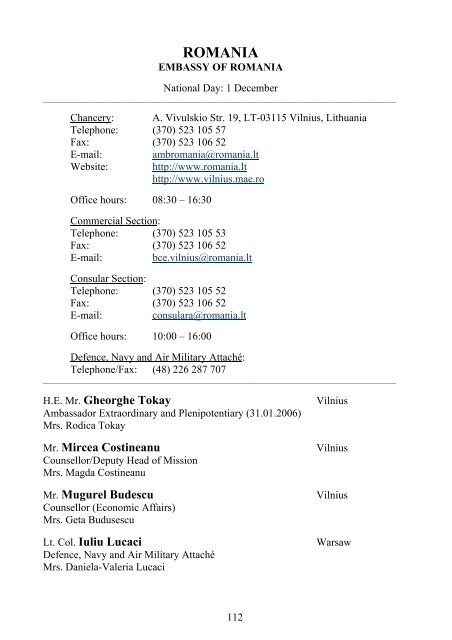 THE DIPLOMATIC LIST