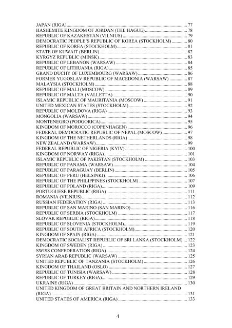 THE DIPLOMATIC LIST