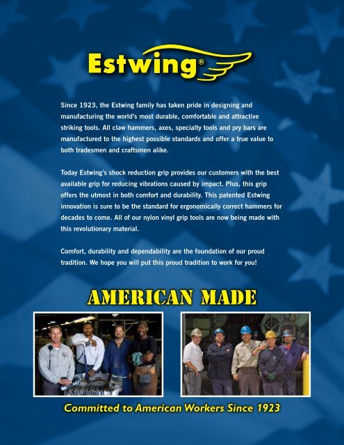 Made in the USA - Estwing